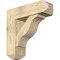 Ekena Millwork Funston Craftsman Rough Sawn Bracket w/ Offset Brace, Douglas Fir, 8"W x 26"D x 26"H BKT0806X26X26FST04RDF - alternate 1